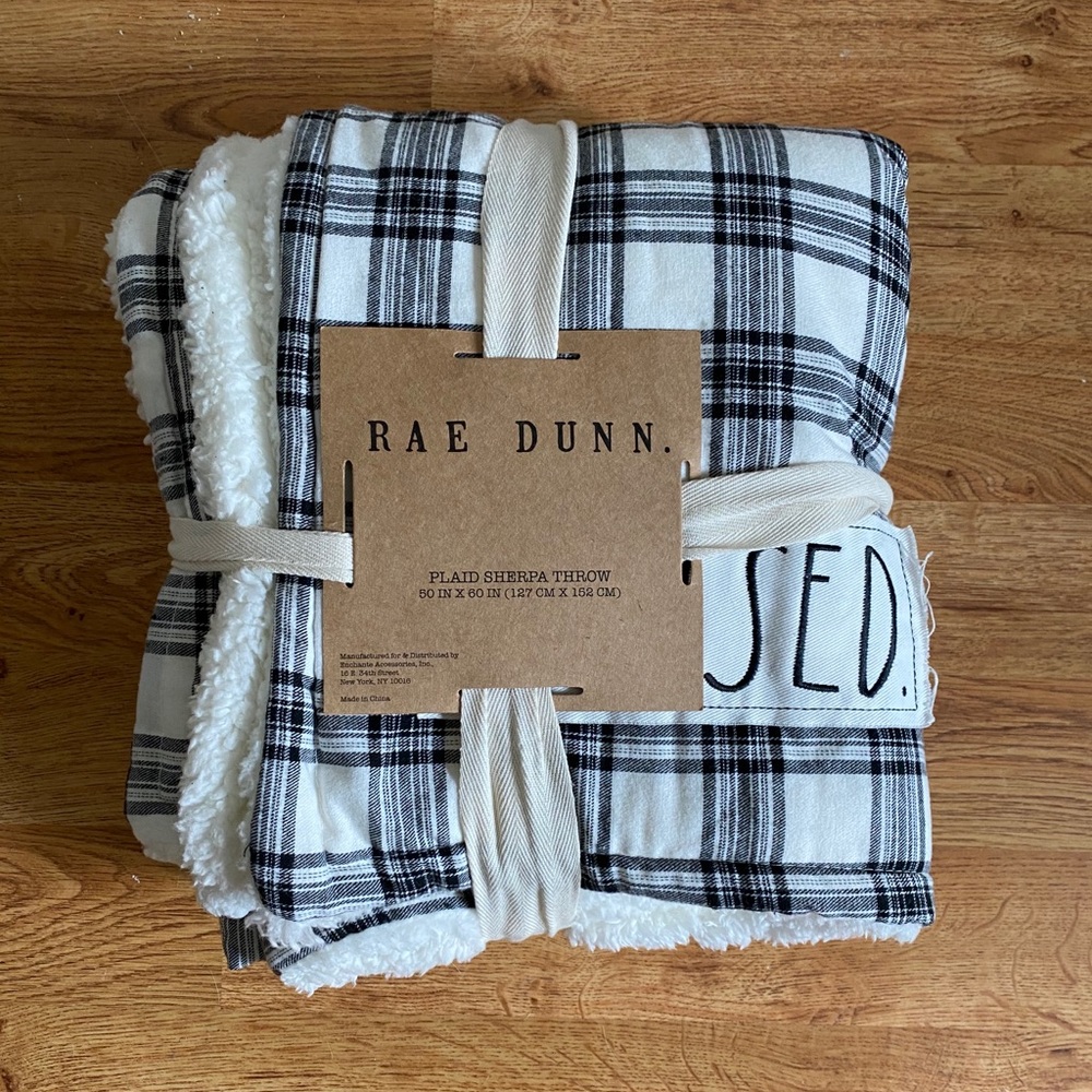 Rae Dunn Sherpa Throw